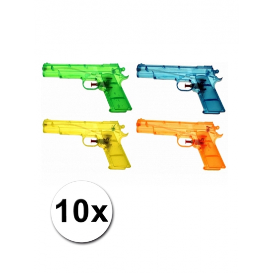 10 speelgoed waterpistolen 20 cm