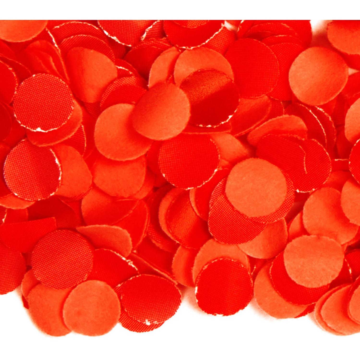 100 gram party confetti kleur rood