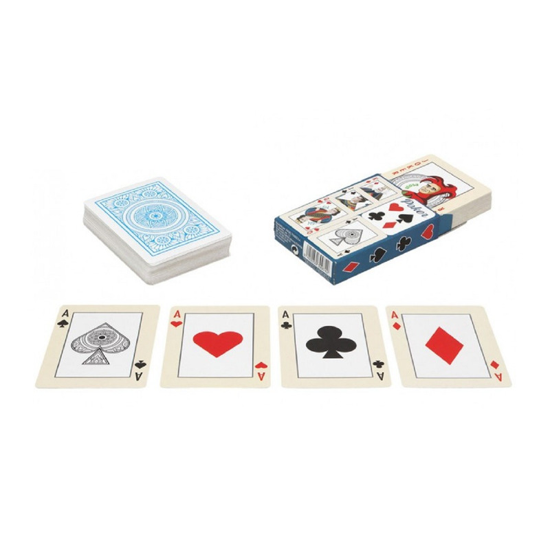 1x Poker-kaartspel speelkaarten Engelstalig