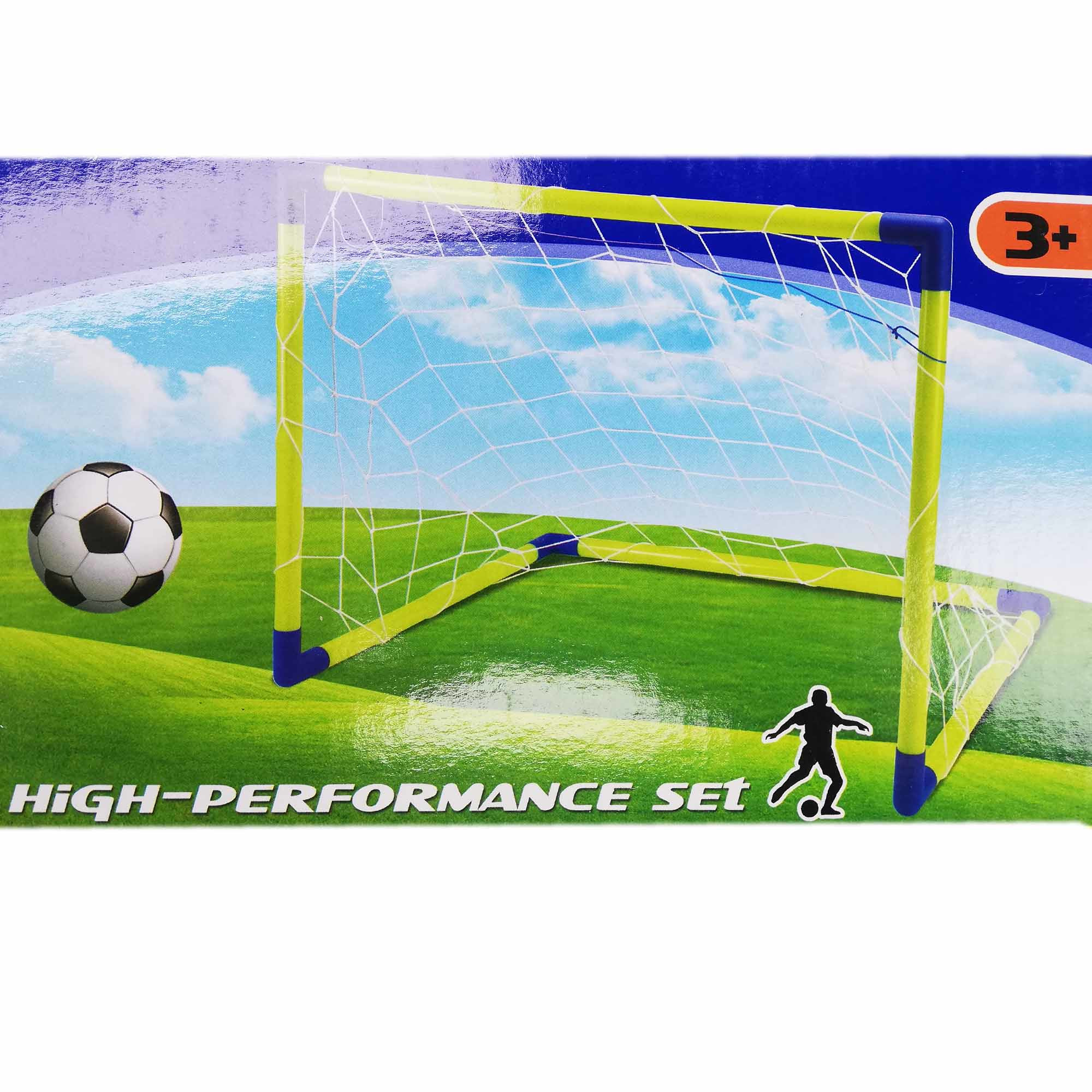 1x Voetbalgoals-voetbaldoelen 80 x 60 x 40 cm buitenspeelgoed