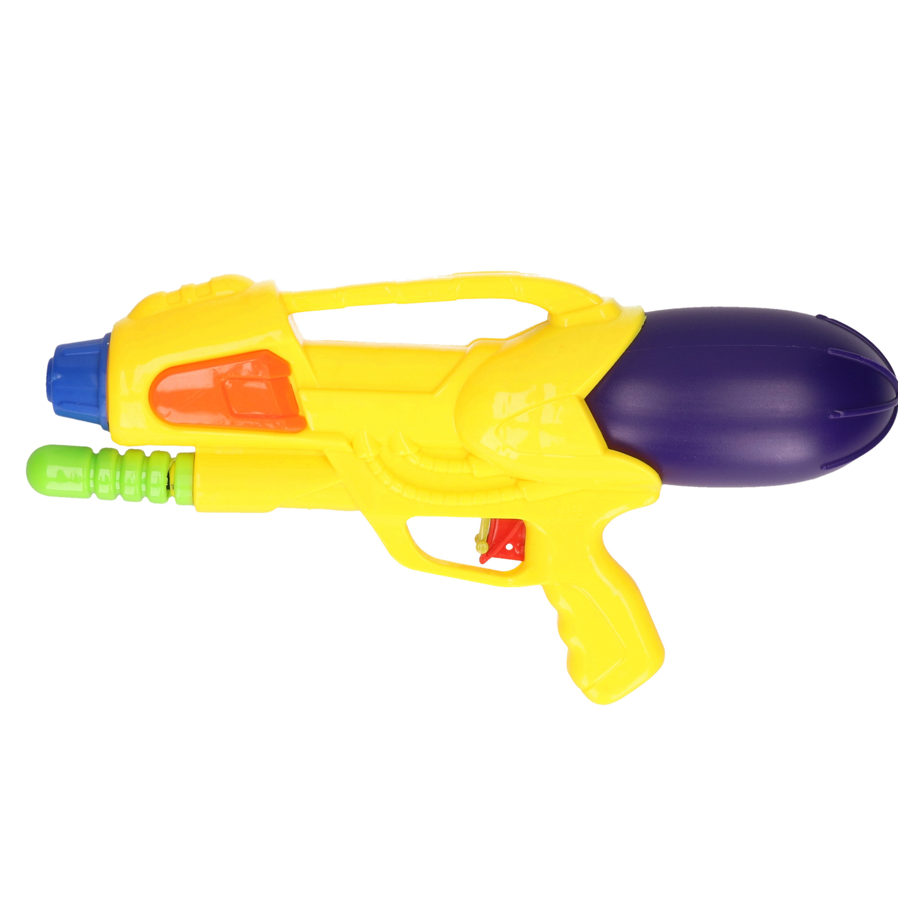 1x Waterpistolen/waterpistool geel van 30 cm kinderspeelgoed