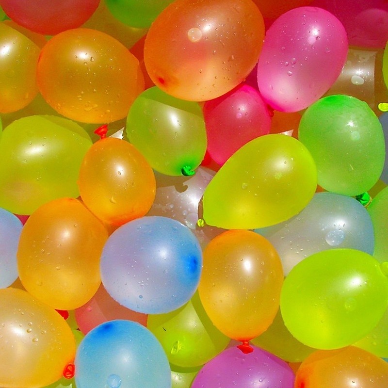 200x Gekleurde waterballonnen speelgoed