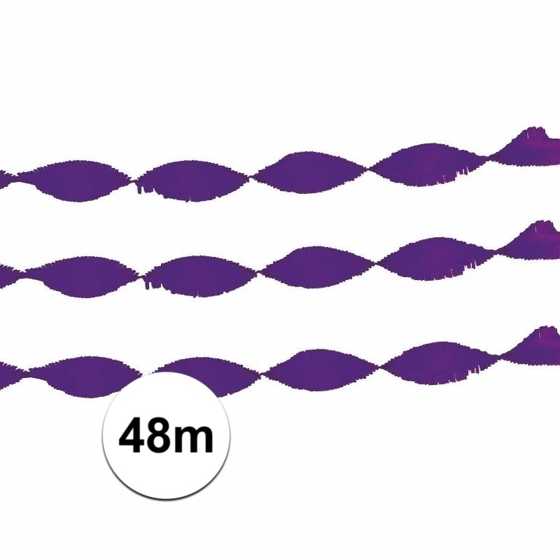 2x Brandvertragende slinger paars 24 m
