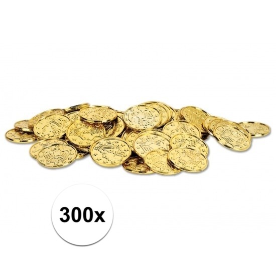 300 x Gouden schatkist munten