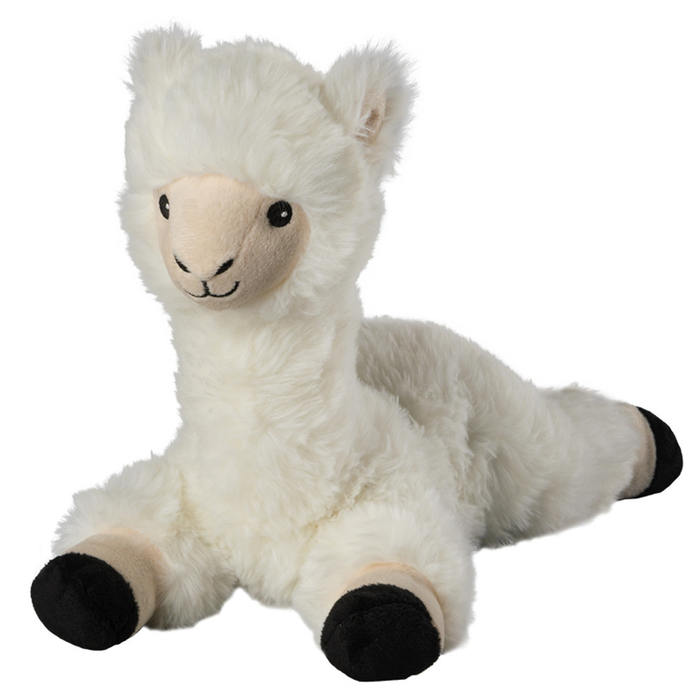 Alpaca speelgoed artikelen opwarmbare lama-alpaca knuffelbeest 37 cm