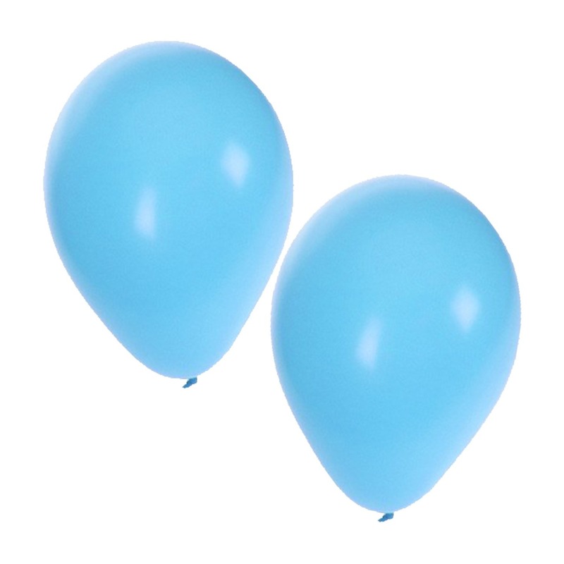 Babyshower ballonnen blauw 25x