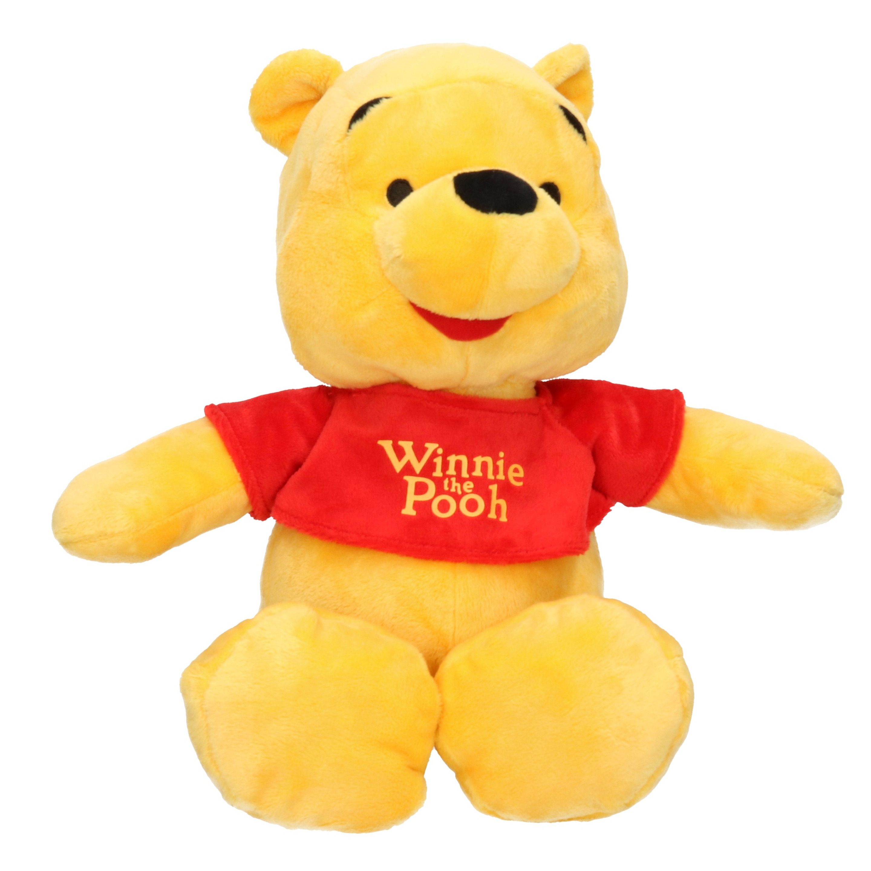 Beren speelgoed artikelen Disney Winnie de Poeh knuffelbeest geel 34 cm