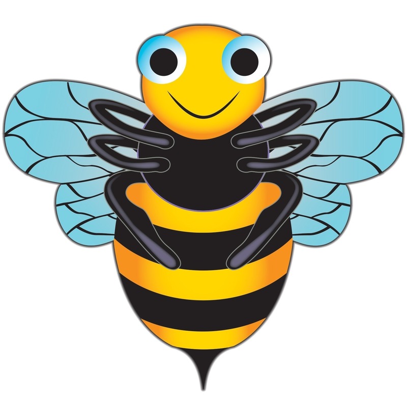 Bijen vlieger 76 x 112 cm