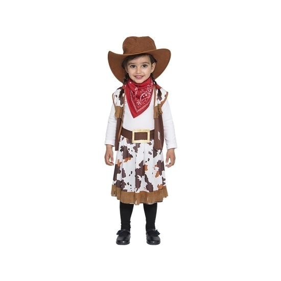 Bruin cowboy kostuum voor peuters