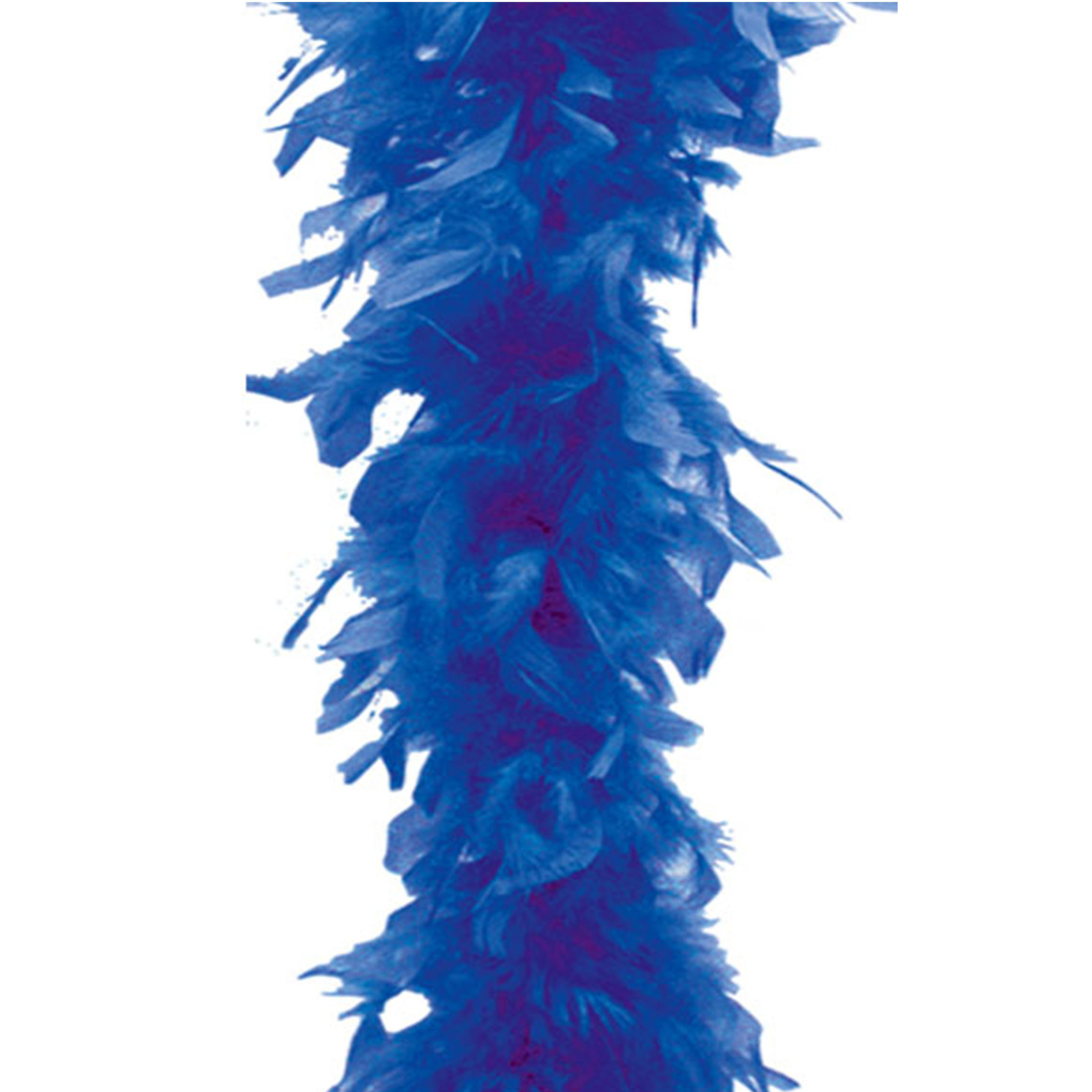 Carnaval verkleed veren Boa kleur blauw 180 cm