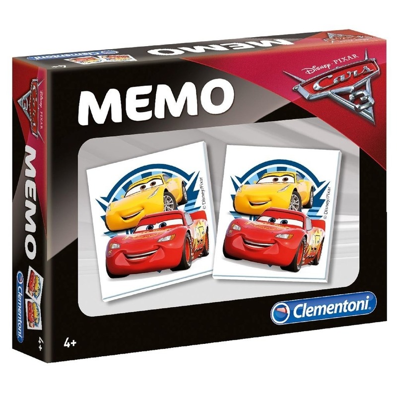 Cars memory spel voor jongens en meisjes