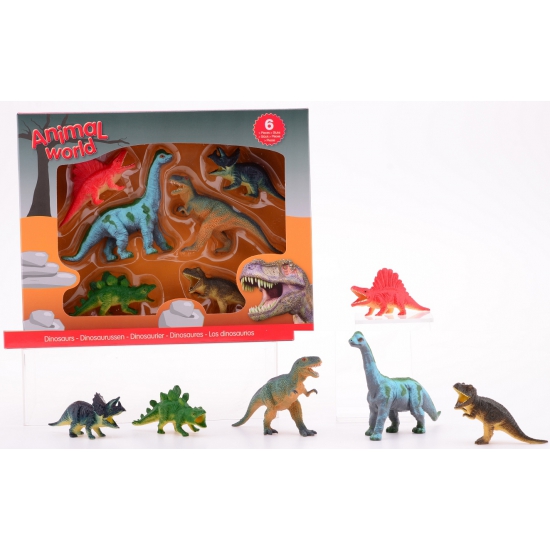 Dino speelgoed figuren 6 stuks