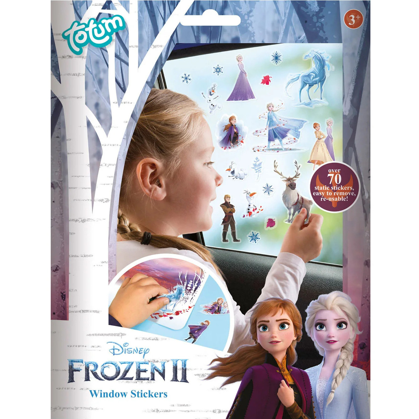 Disney Frozen auto raamstickers 70 stuks voor kinderen