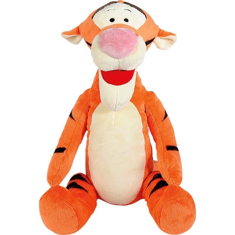Disney speelgoed artikelen tijgers knuffelbeest Teigetje Winnie de Poeh 61 cm