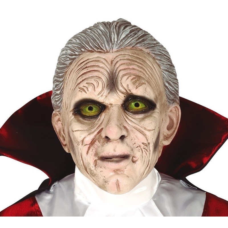 Dracula-vampier horror masker van latex
