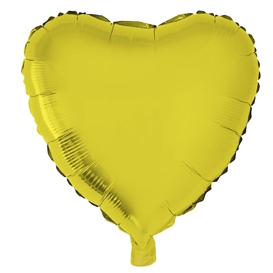 Folie ballon hart goud 52 cm