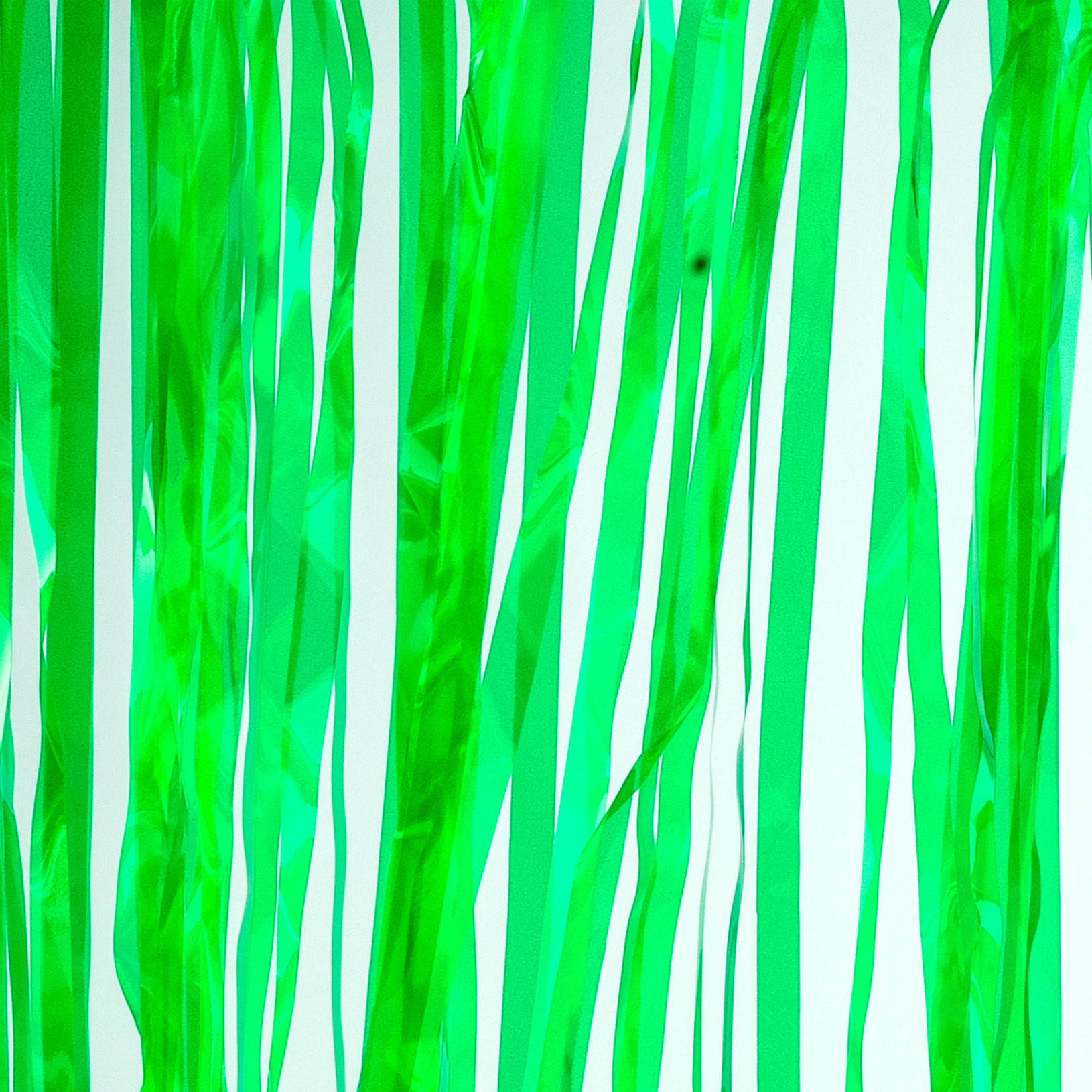 Folie deurgordijn groen transparant 200 x 100 cm