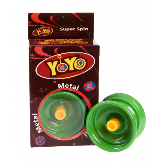 Groene speelgoed jojo voor kinderen en volwassenen