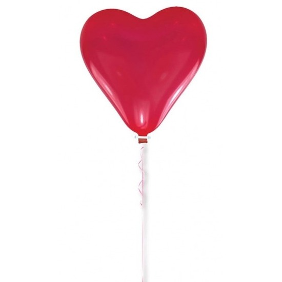 Grote rode hartjes ballon 170 cm