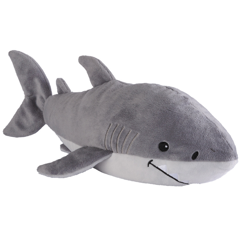 Haai speelgoed artikelen opwarmbare haaien knuffelbeest 33 cm