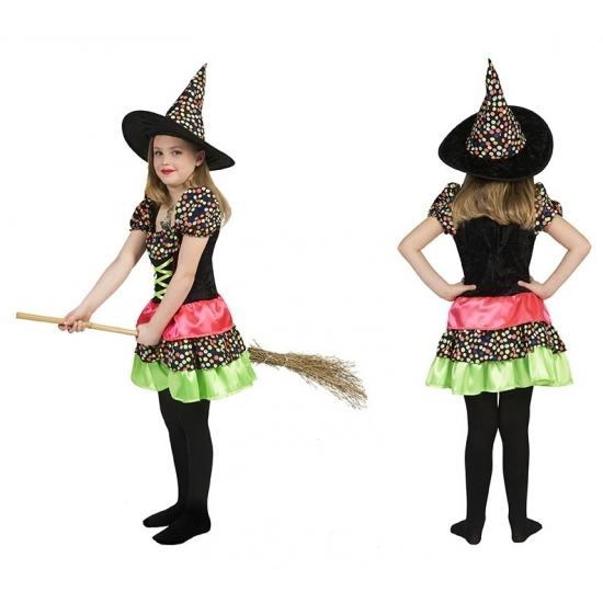 Heksen outfit jurk incl. hoed