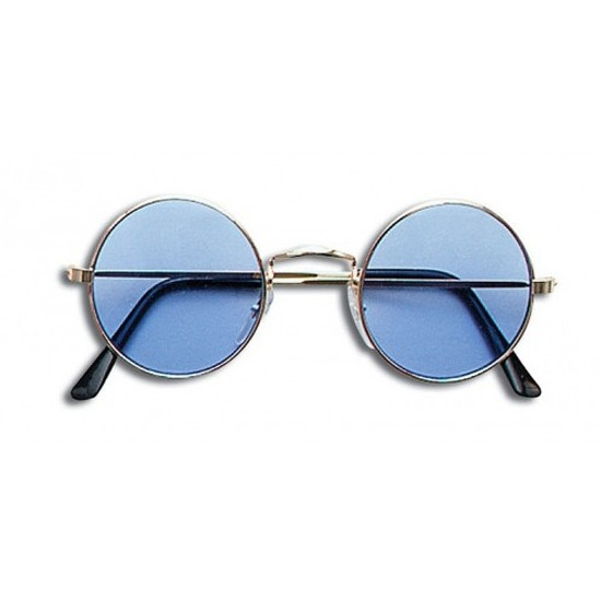 Hippie bril blauwe glazen