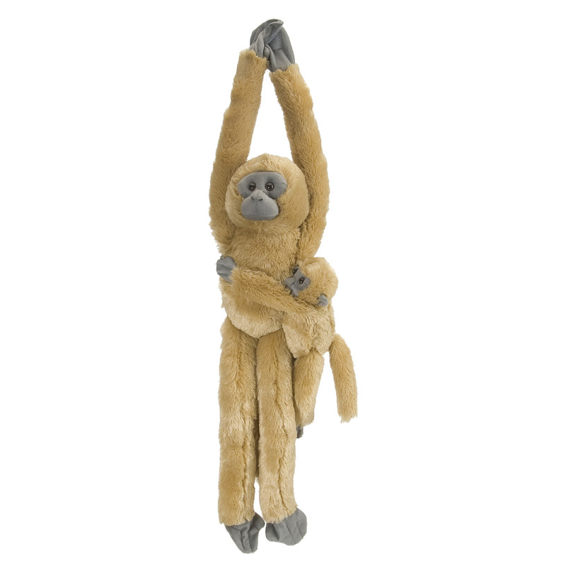 Hoelmans speelgoed artikelen aap-apen knuffelbeest bruin 51 cm
