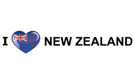 I Love New Zealand stickers