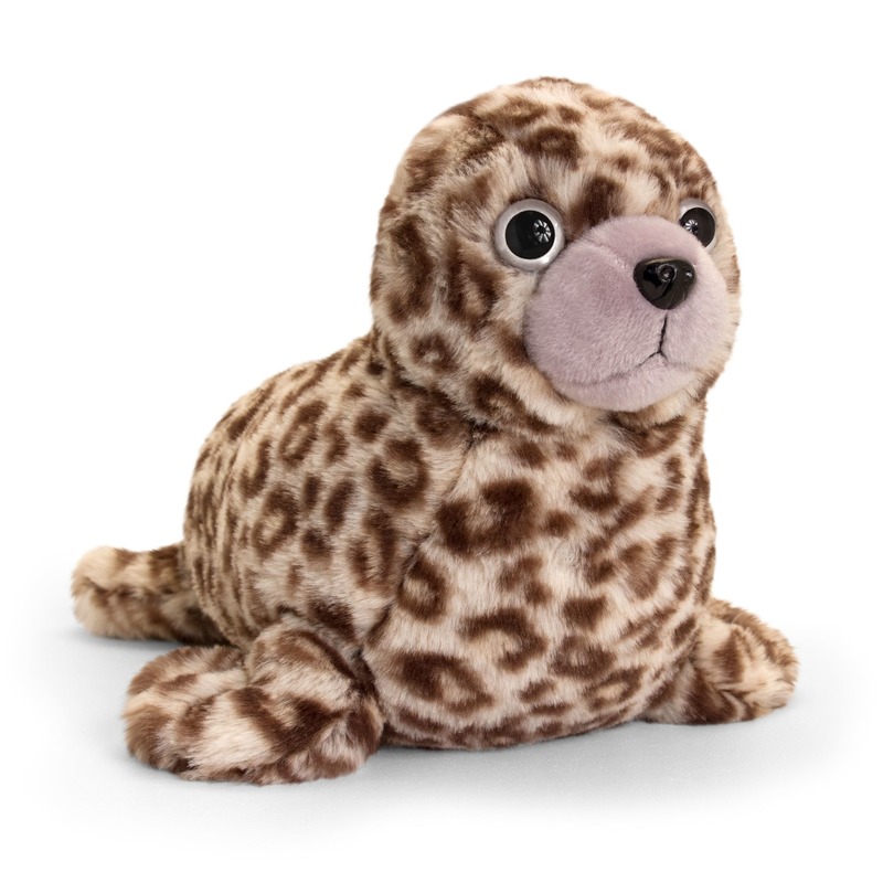 Keel Toys pluche bruine zeehond knuffel 35 cm