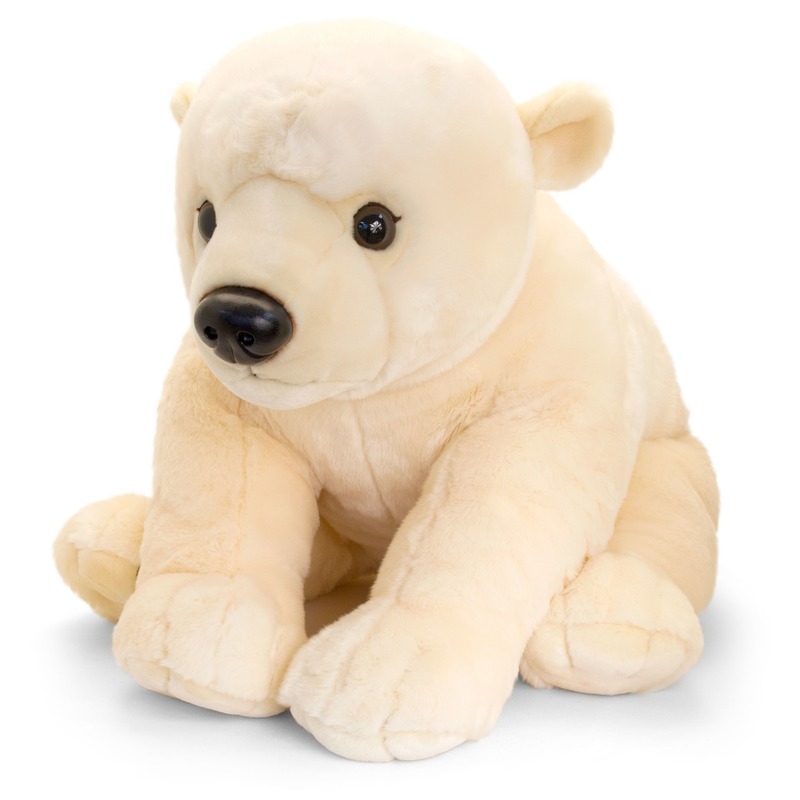 Keel Toys pluche ijsbeer knuffel 110 cm