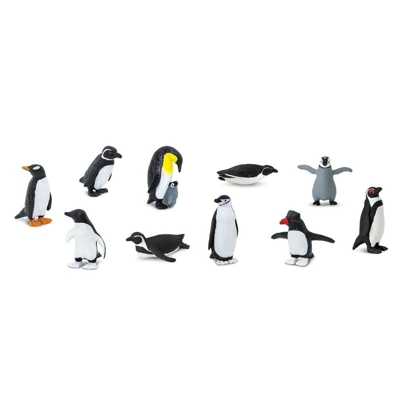 Kinder speelgoed pinguins van plastic