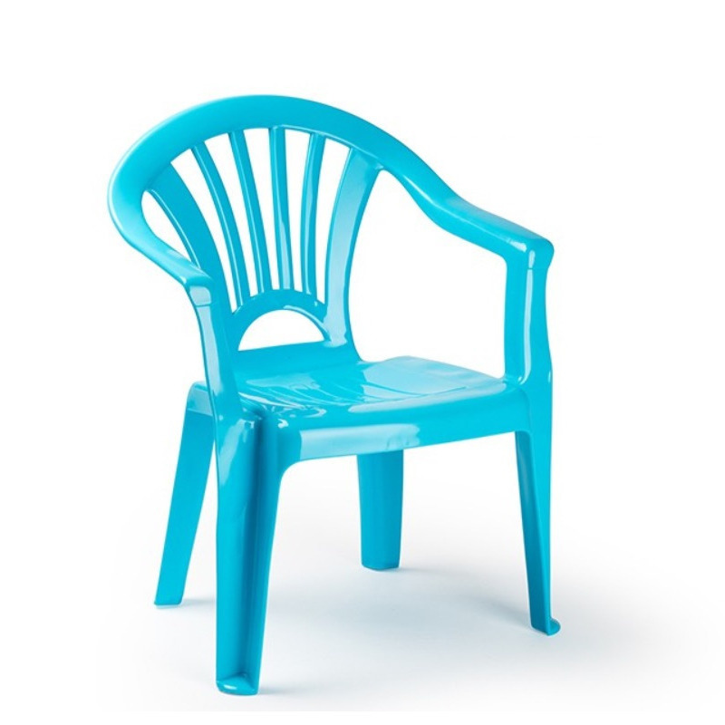 Kinderstoelen lichtblauw kunststof 35 x 28 x 50 cm