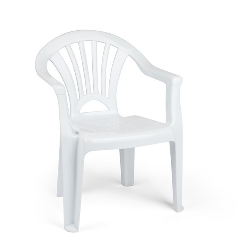 Kinderstoelen wit kunststof 35 x 28 x 50 cm