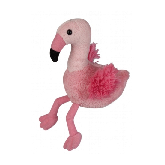 Knuffeldiertje flamingo 15 cm
