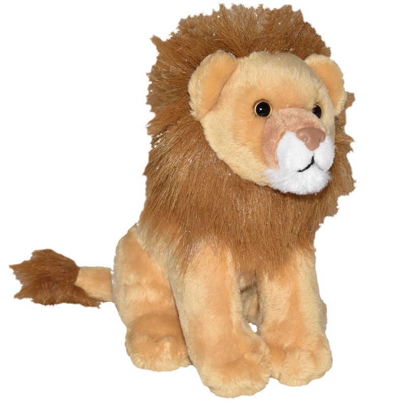 Leeuwen speelgoed artikelen leeuw knuffelbeest bruin 20 cm