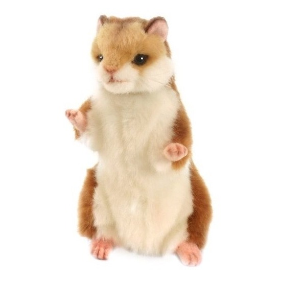 Levensechte Hansa pluche hamster knuffel 15 cm
