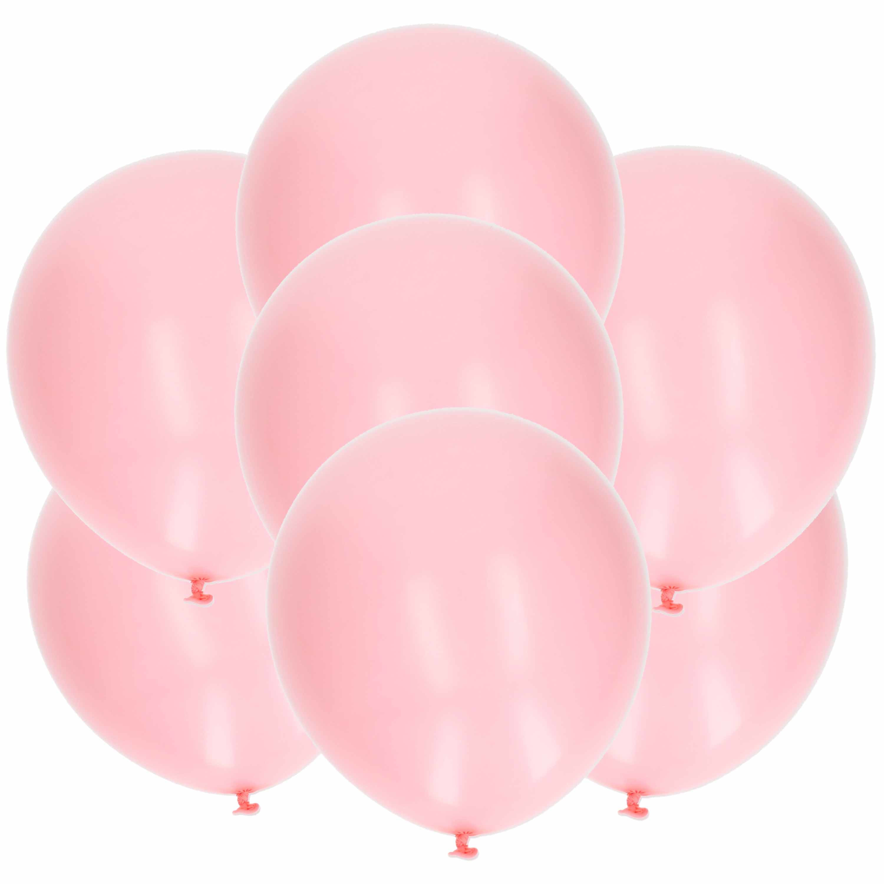 Lichtroze party ballonnen 15x stuks