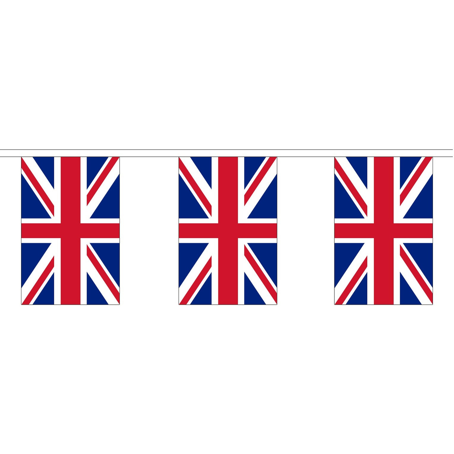 Luxe landen vlaggenlijn Groot Brittannie/engeland 3 meter