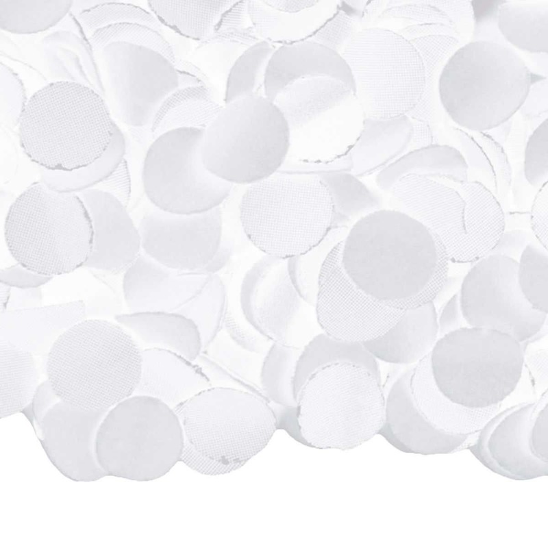 Luxe witte confetti 1 kilo