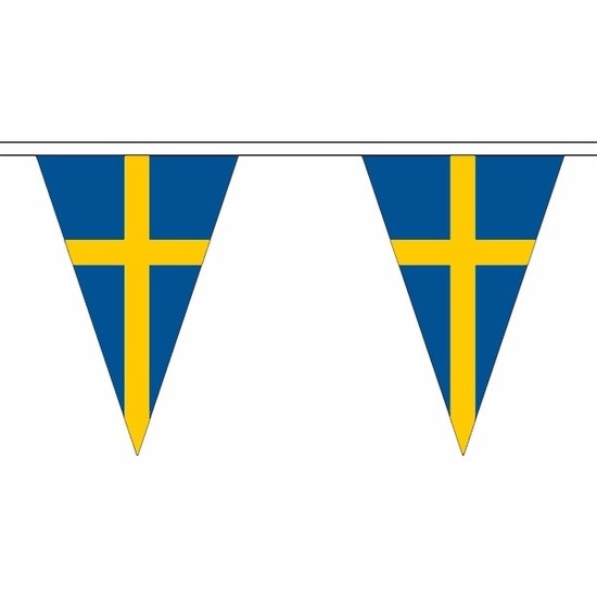 Luxe Zweden vlaggenlijn voor binnen en buiten