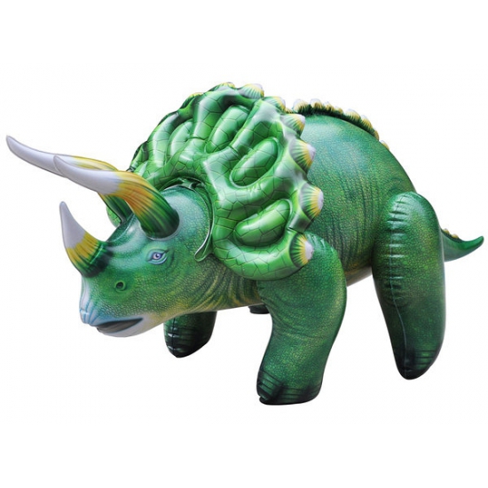 Mega realistische opblaas Triceratops 109 cm