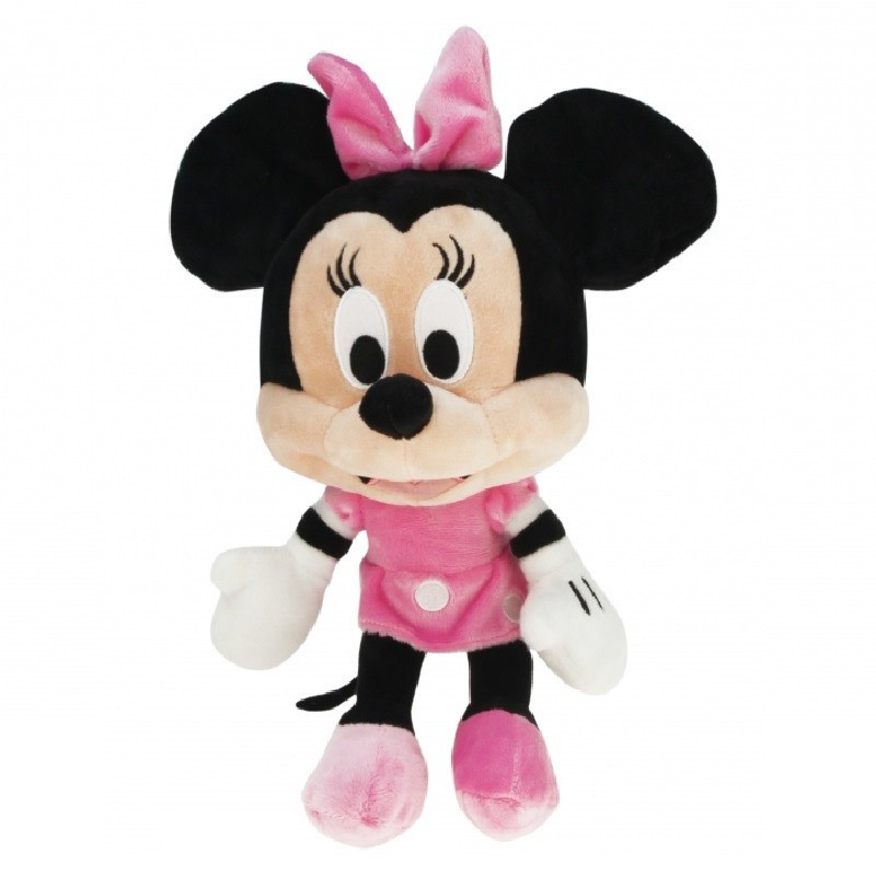Muizen speelgoed artikelen Disney Minnie Mouse knuffelbeest zwart 50 cm