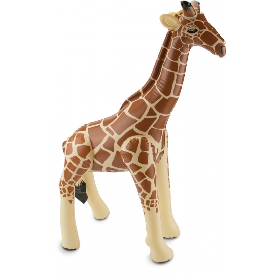 Opblaas giraffe 74 x 65 cm