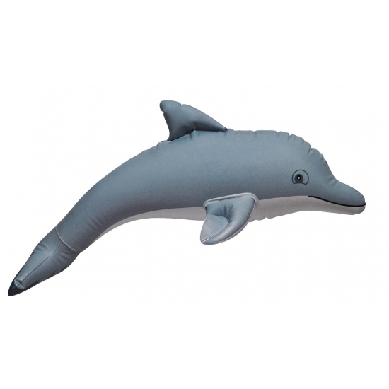 Opblaasbare grijze speelgoed dolfijn 51 cm