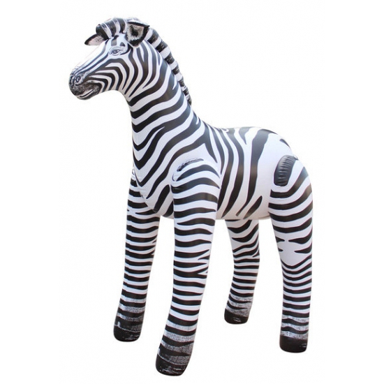 Opblaasbare speelgoed zebra 81 cm