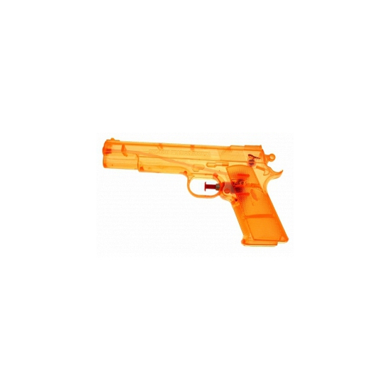 Oranje kleine waterpistooltjes 20 cm