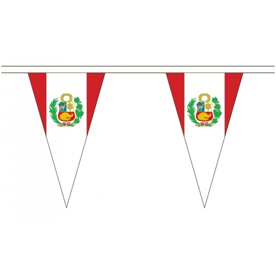 Peru landen punt vlaggetjes 5 meter