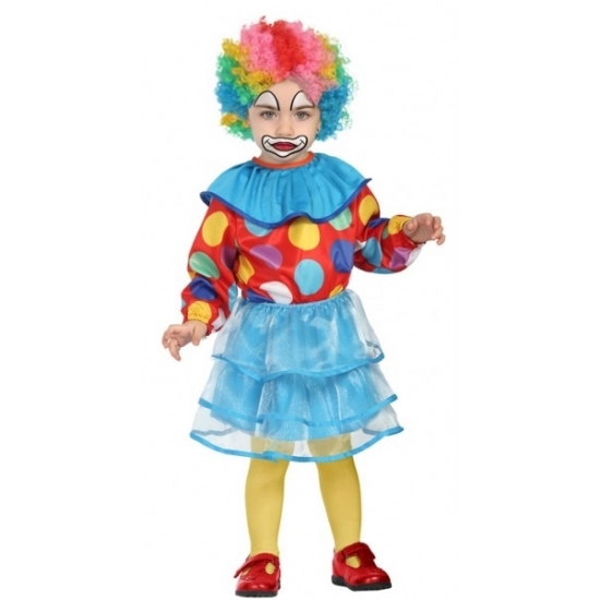 Peuter meisjes verkleedkleding clown