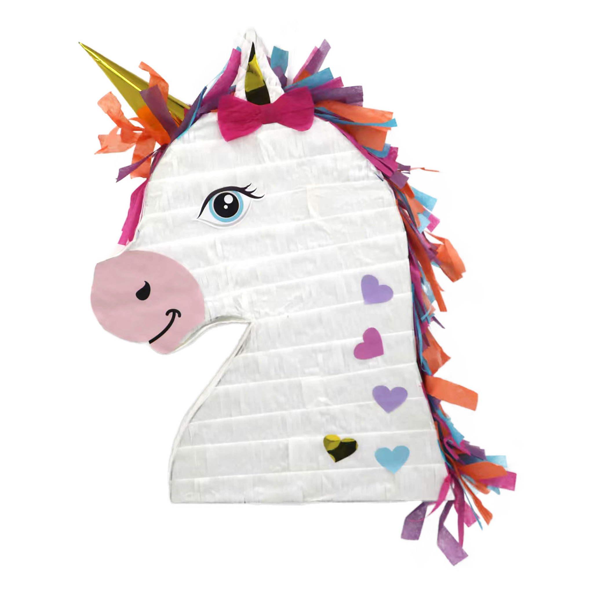 Pinata van papier Eenhoorn-unicorn thema 42 x 30 cm Feestartikelen verjaardag
