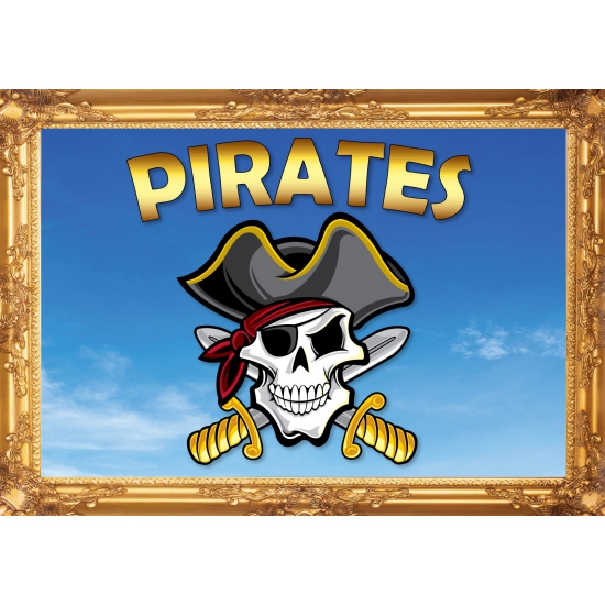 Piraten feest thema posters